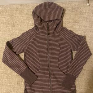 Lululemon athletic zip up jacket in purple